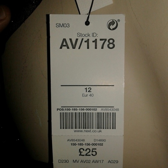 NEXT Women's Black Sheer Shimmer Blouse With Cami - Picture 7 of 7